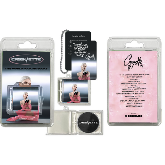 This World Fucking Sucks Album Keychain